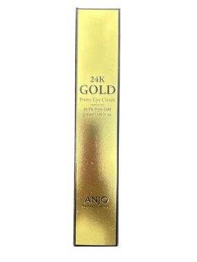 ANJO Luxurious Anti-Wrinkling Depuffing 24 KT Gold Eye Cream Korean Skincare NIB